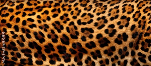 spotted skin pattern of a big cat