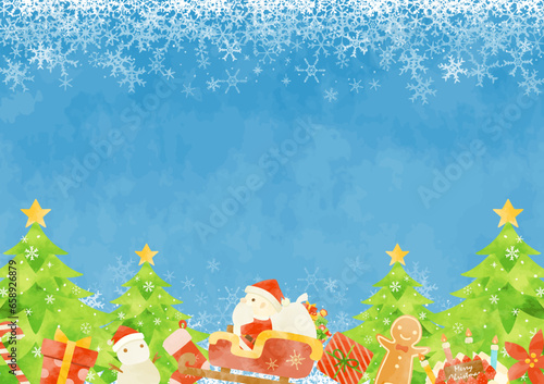 可愛いクリスマスの背景