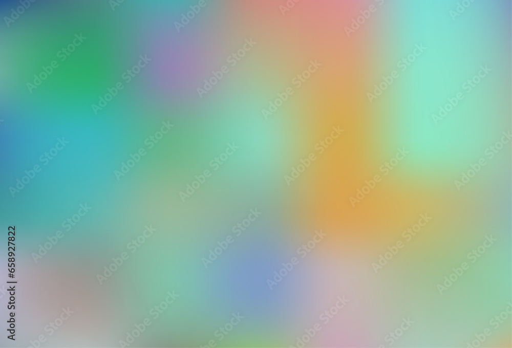 Obraz premium Light Blue, Green vector blurred and colored background.