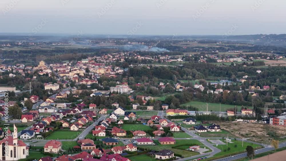 sedziszow malopolski aerial view, view from above sedziszow malopolski aerial view, view from above