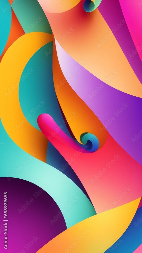 abstract colorful background for mobile wallpaper 4k
