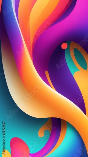 abstract colorful background for mobile wallpaper 4k 