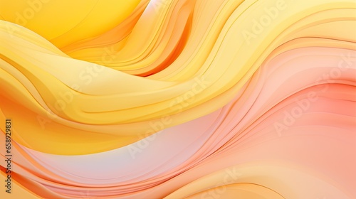 Textured wave pattern with vibrant yellow on abstract background