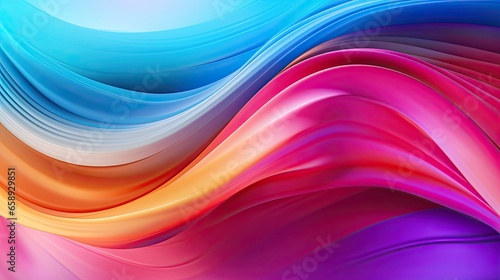 Abstract wave background with vibrant colors