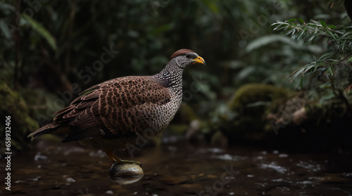 Grouse bird isolated in Forest wild life safari pigeon quail duck