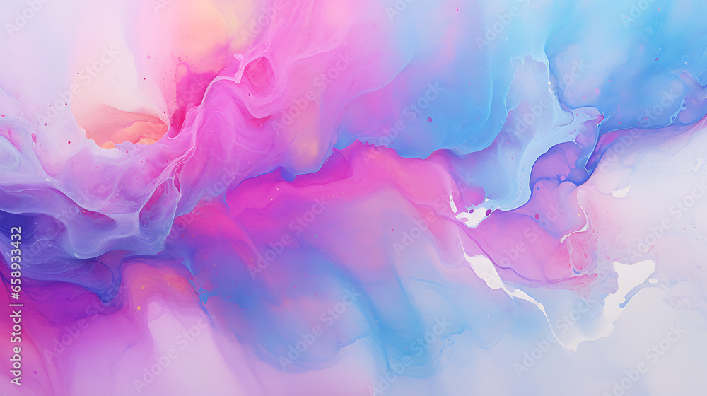 AI Generated illustration of an abstract wallpaper image with beautiful colors and beautiful shapes.