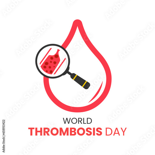 Vector Graphic of World thrombosis day for banner and design