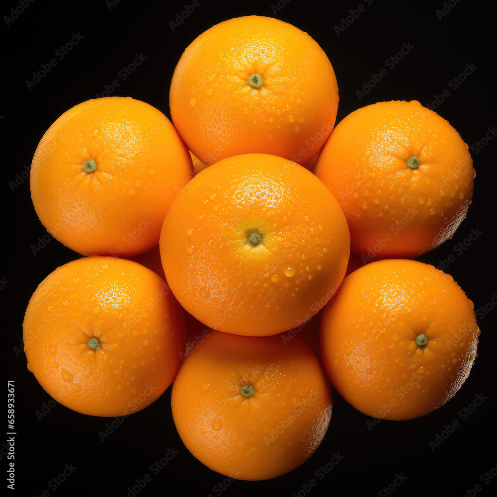 Isolated, surreal photograph of a close up of oranges. Whole circle. Close up shot Isolated, surreal photograph of a close up of oranges. Whole circle. Close up shot