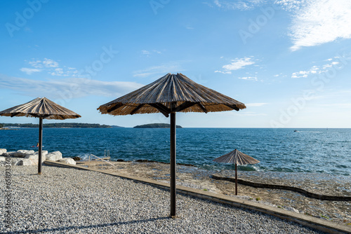 Fototapeta Naklejka Na Ścianę i Meble -  seascape in Croatia on a sunny day
