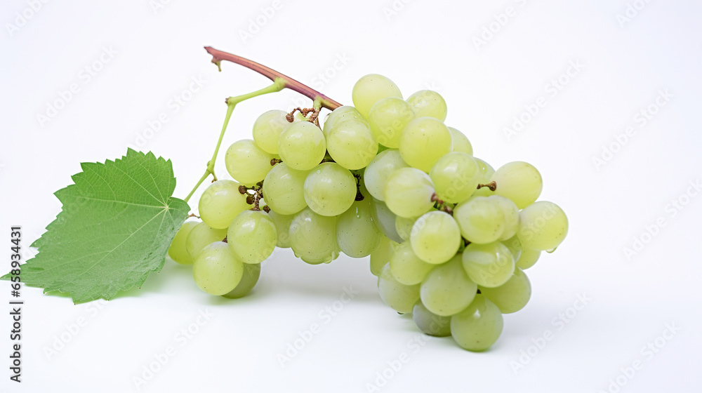 Grape isolated on white background with clipping path