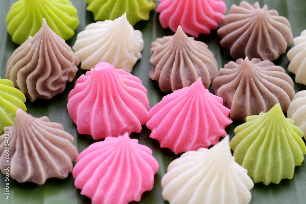 Allure, Colorful Thai sweet dessert Allure, Colorful Thai sweet dessert