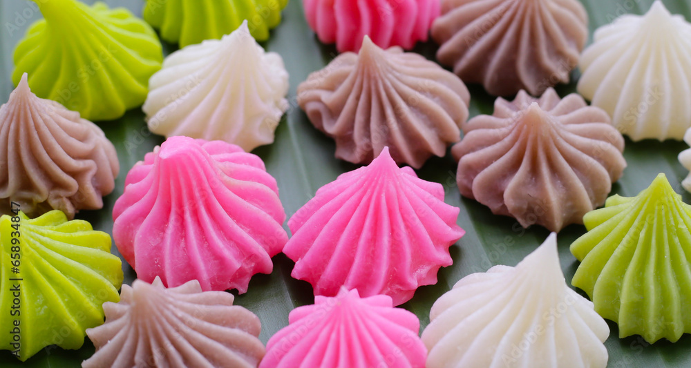 Allure, Colorful Thai sweet dessert Allure, Colorful Thai sweet dessert