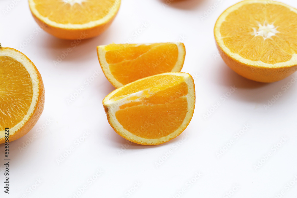Fototapeta premium Fresh orange fruit, high vitamin c
