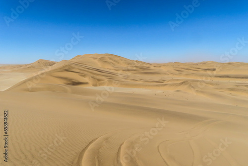 Sand dunes in Namibia  Southern Africa