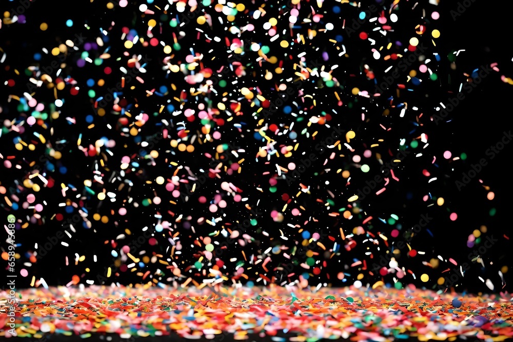 party birthday celebration concept,giftbox,balloon,confetti and streamers background copy space for text party birthday celebration concept,giftbox,balloon,confetti and streamers background copy space for text