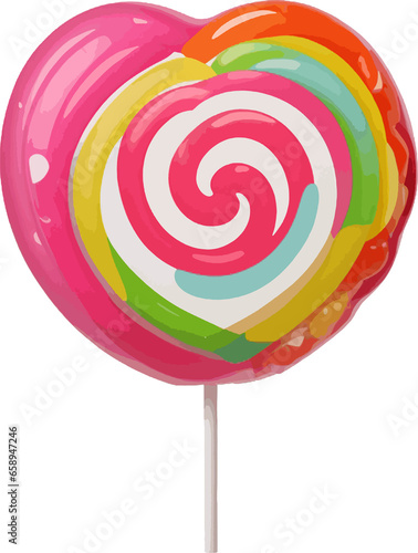 Wallpaper Mural lollipop sweet candy isolated on white background Torontodigital.ca