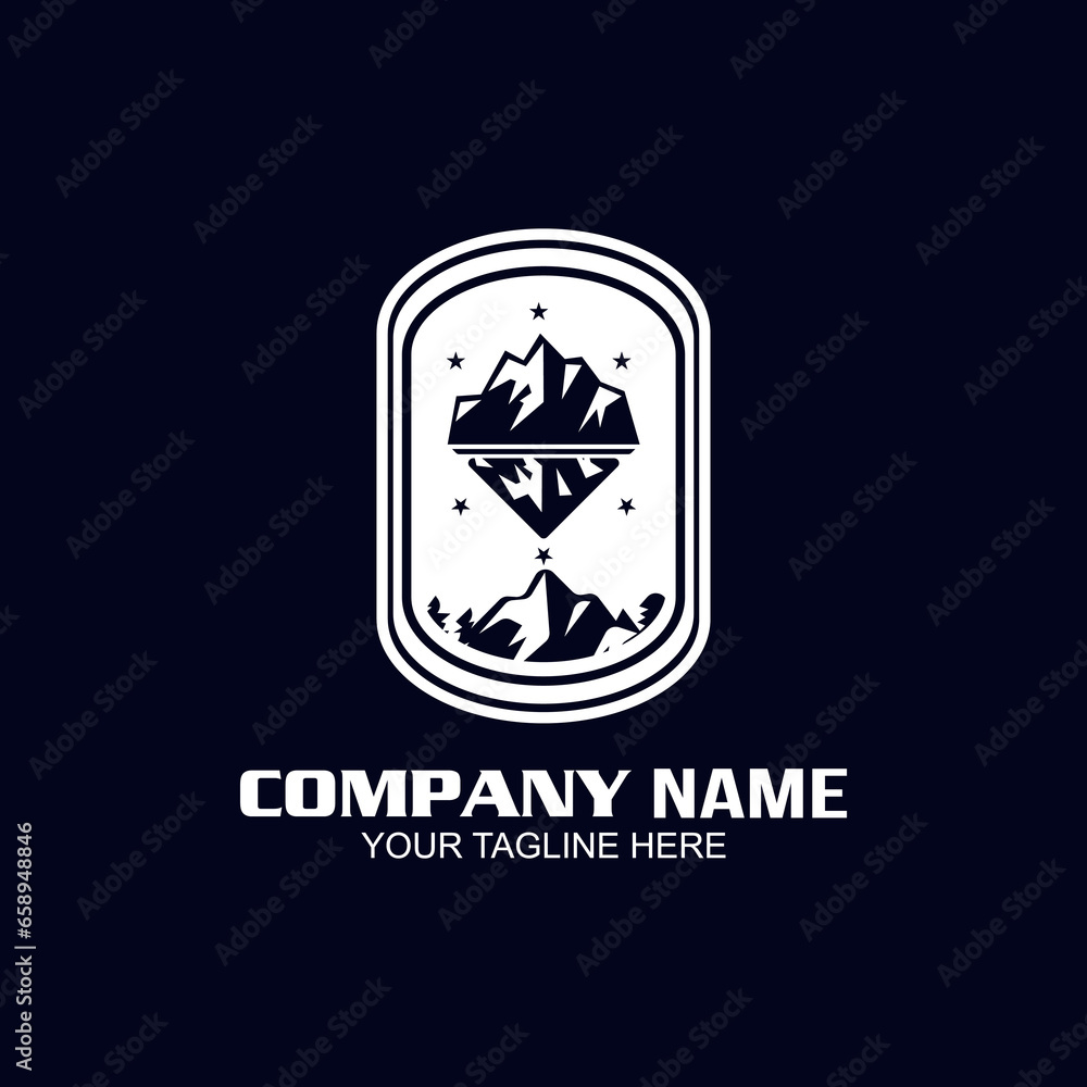 Mountain logo, adventure logo, travel logo. Mountain logo, adventure logo, travel logo.