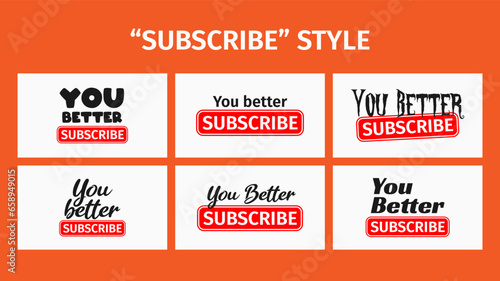 you better Subscribe video insert or channel watermark with different niche for vlogger