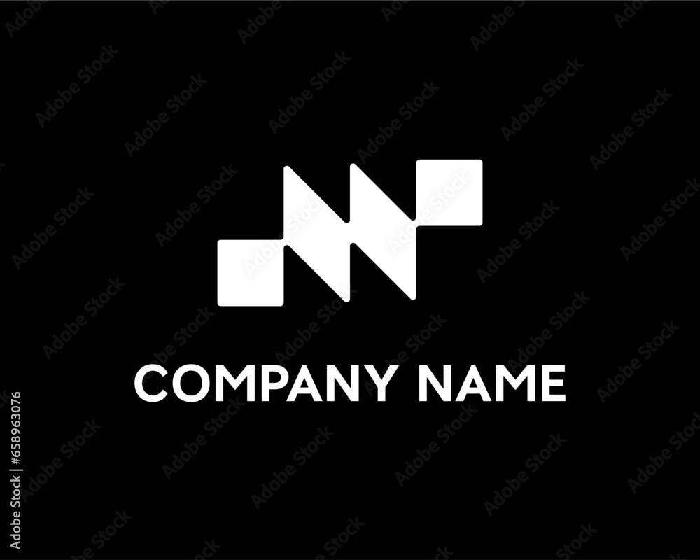 The letter M logo is simple and modern. Very suitable for companies operating in the technology sector. The letter M logo is simple and modern. Very suitable for companies operating in the technology sector.