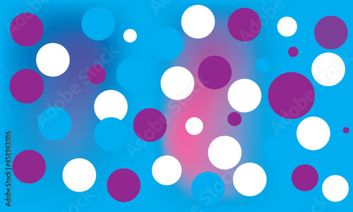 Abstract blue , purple and white background with bokeh. Bokeh background. Illustration vector