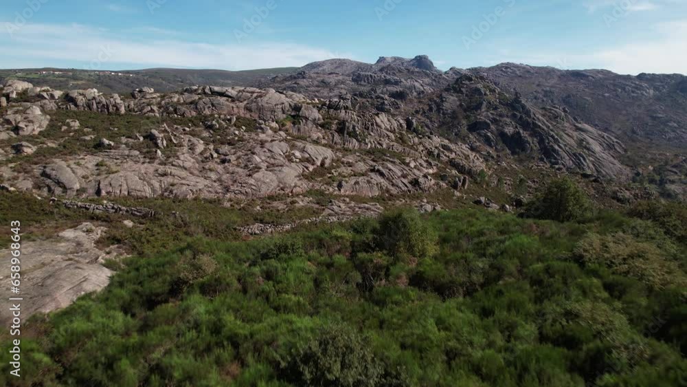 Flying Over Huge Mountain Rocks Flying Over Huge Mountain Rocks