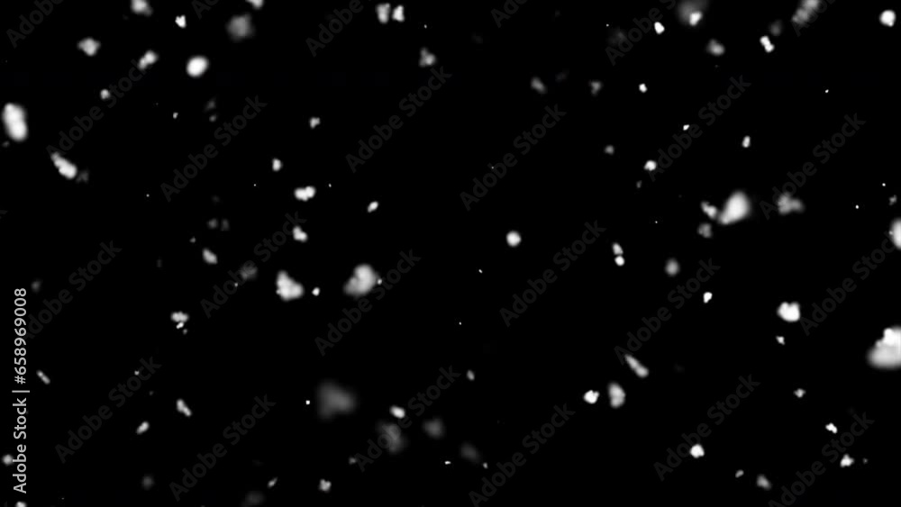 Snow Fall Seamless Loop Snow Fall Seamless Loop