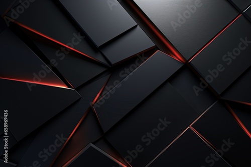 dark black geometric background