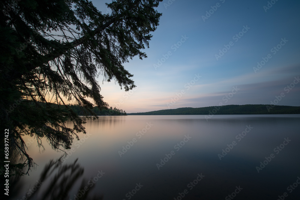 Lake in the Morning at Algonquin Park