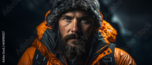 a climber on everest summit 