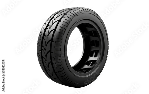 Specialized Electric Car Tire Upgrade on isolated background