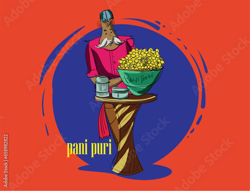 Mumbai people and culture illustration vectors