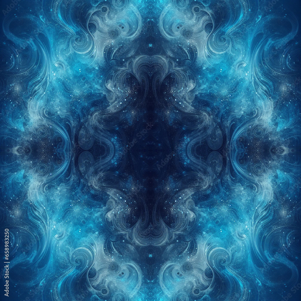Fondo abstracto con simetría de color azul profundo degradado con líneas estrellas y textura grunge para fondo, pancarta Fondo abstracto con simetría de color azul profundo degradado con líneas estrellas y textura grunge para fondo, pancarta