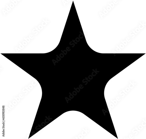 Star vector icons. Set of star symbols isolated. Vector file 
