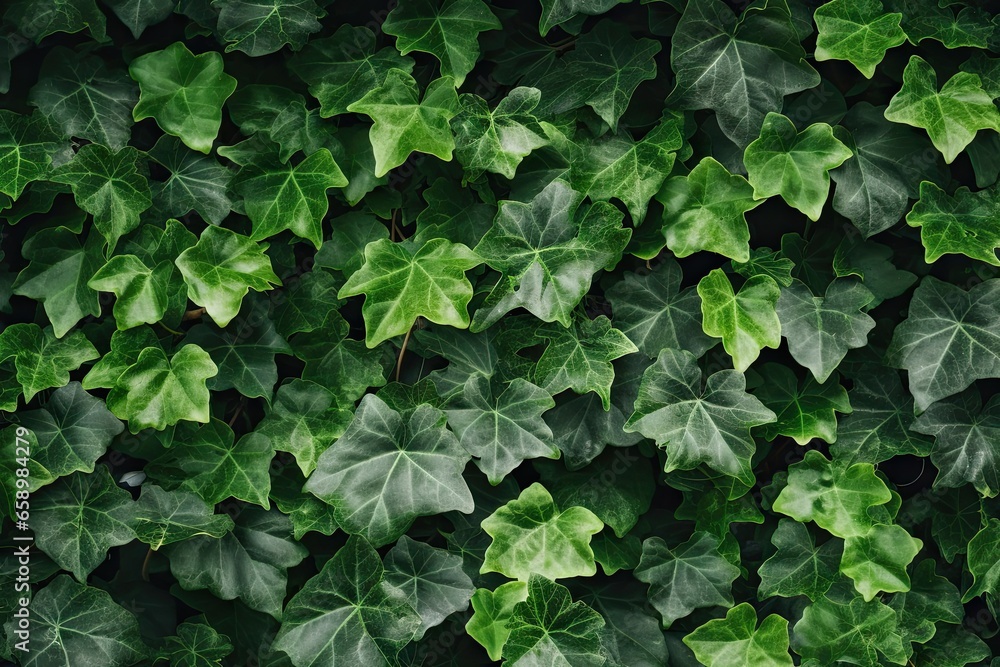 custom made wallpaper toronto digitalLush greenery. Closeup of nature patterns. Botanical beauty. Fresh leaves and ivy on garden wall. Summer splendor. Vibrant green foliage