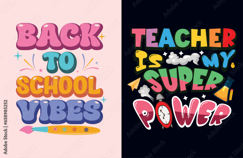 custom made wallpaper toronto digitalBest of school t-shirt design, back-to-school t-shirt design, teacher is my superpower stylish t-shirt design, perfect for print items, posters, graphic templates, Apparel, and POD.