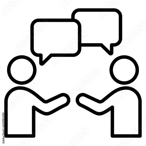 Communication skills icon