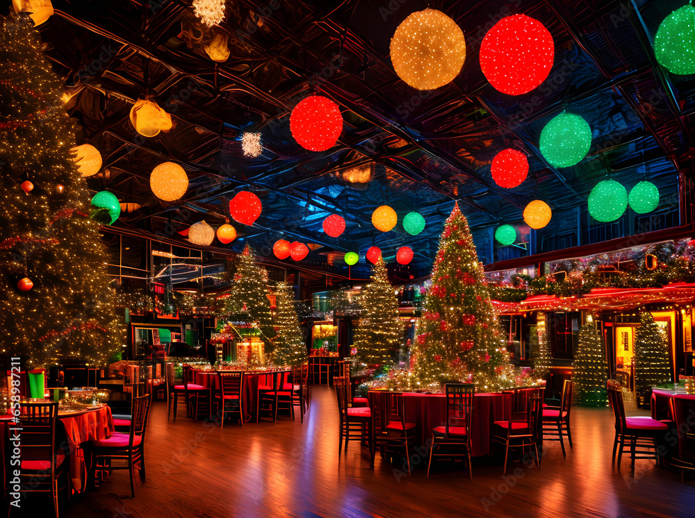 Cozy Christmas ball POV artificial light neon Cozy Christmas ball POV artificial light neon