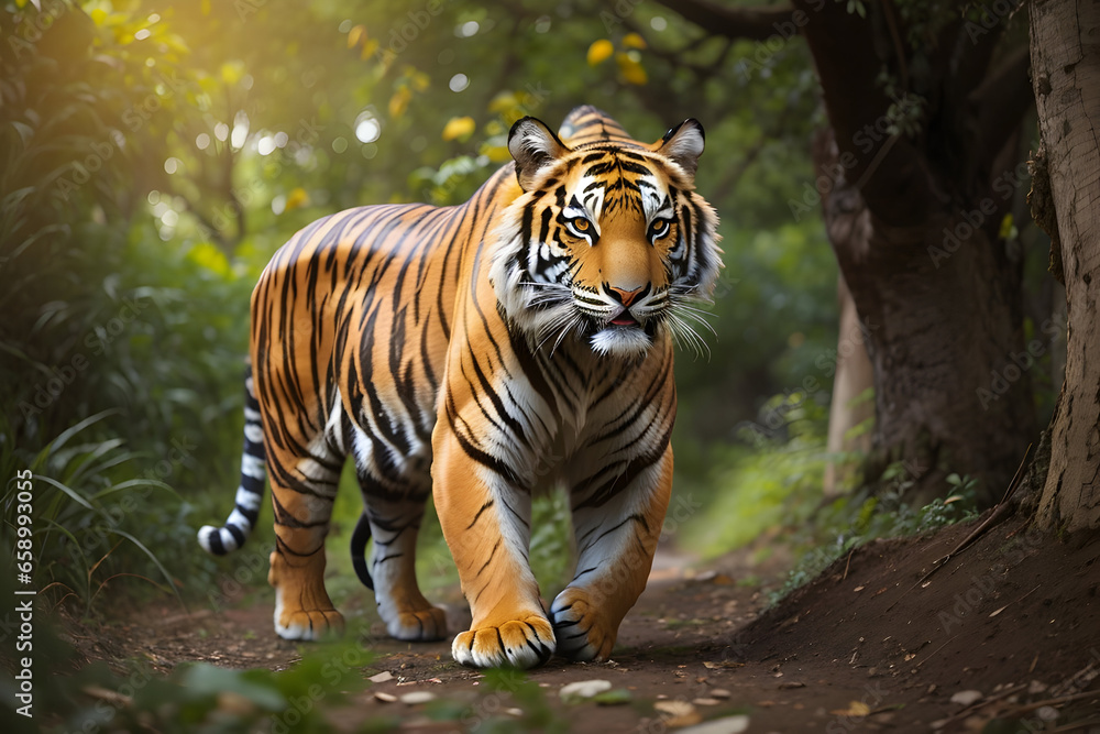 Amazing bengal tiger in the nature. Amazing bengal tiger in the nature.