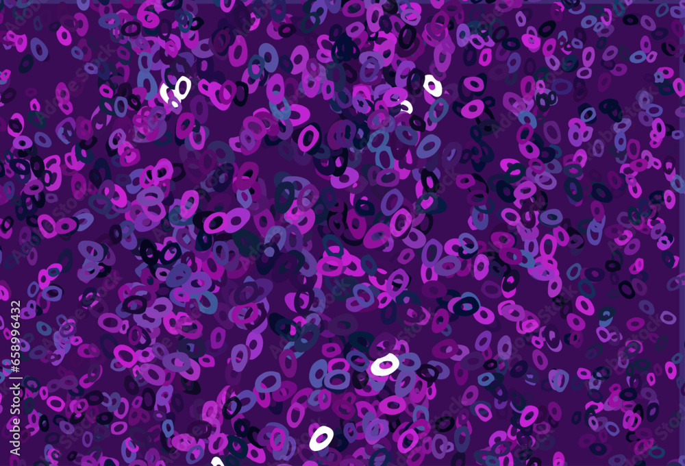 Dark Pink, Blue vector cover with spots. Dark Pink, Blue vector cover with spots.