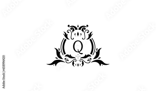 Luxury Frog on a Fire Logo Q