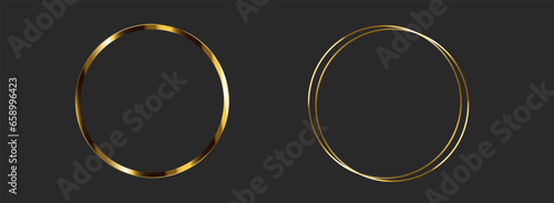 Golden Gradient Shield and rounded shape for design purposes, social media designs, business presentation, and printing vector design element