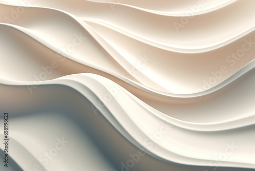 A sleek 4K wallpaper featuring smooth waves of texture. Generative AI