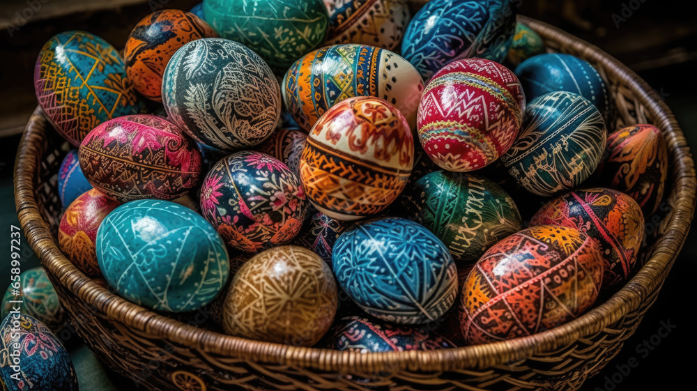 Colorful Easter Eggs Colorful Easter Eggs