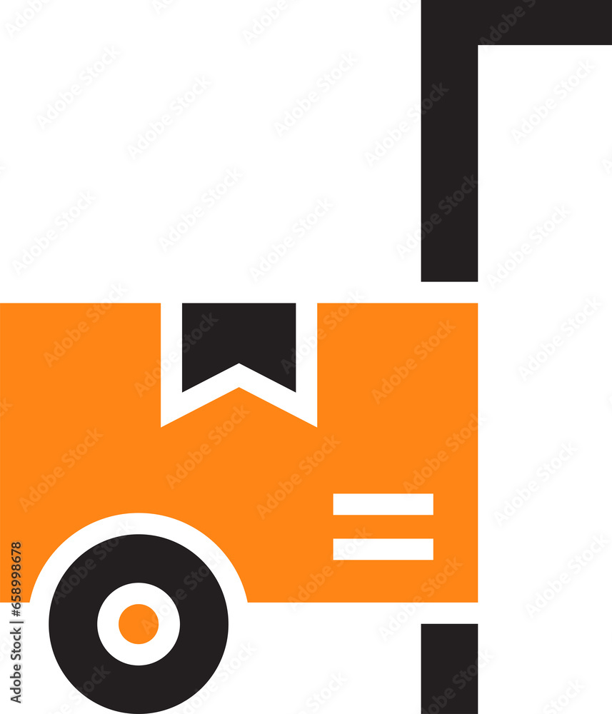 Box and Trolley Icon
