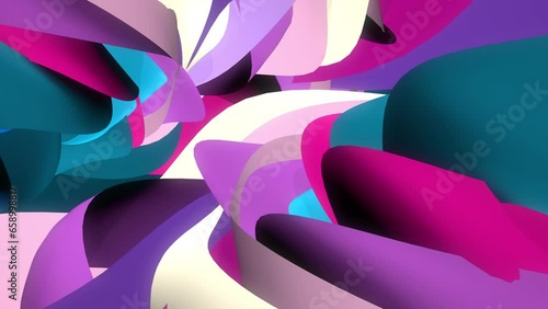  Color Stripes Loop High quality 4k footage