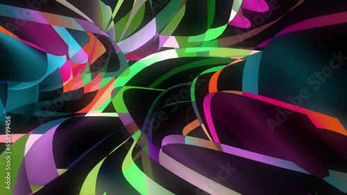  Color Stripes Loop High quality 4k footage