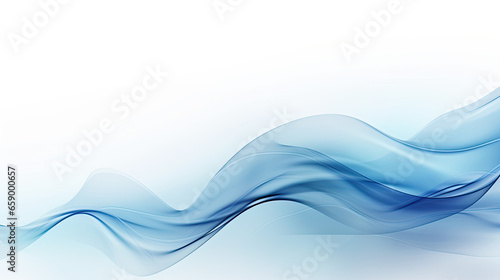 abstract background blue light waves - by generative ai