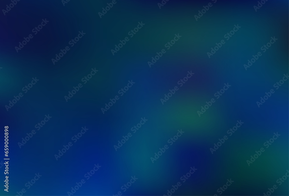 Dark BLUE vector abstract blurred template.