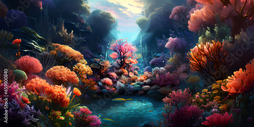 Blossoms of the Deep Exquisite Underwater Coral Flowers