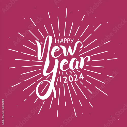 Happy New Year Vector Design